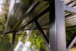 Grillfürst Premium Grillpavillon Aus Stahl Mit Wetterfestem Metalldach Und Ablageflächen -Geschäft Für Grillzubehör Grillfuerst Grillpavillon Stahl Streben Detail