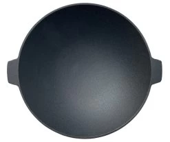 Grillfürst Gusseisen Wok XL Mit 2 Griffen Ø 38 Cm