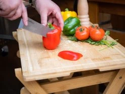 Grillfürst Grill Beistelltisch / Klapptisch Mit Abnehmbaren Schneidebrett 63 Cm X 40 Cm -Geschäft Für Grillzubehör Grillfuerst Klapptisch Beistelltisch Grilltisch