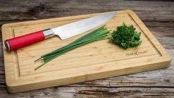 Grillfürst Schneidebrett Set, 2 Kleine Schneidebretter 39 X 26cm, 1 Großes Schneidebrett 50 X 30cm -Geschäft Für Grillzubehör Grillfuerst Schneidebrett klein Schnittlauch