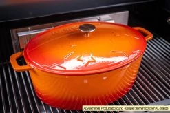 Grillfürst Dutch Oven Sternentöpfchen / Gusseisen Bräter - Emailliert - XL - Blau -Geschäft Für Grillzubehör Grillfuerst Sternentoepfchen XL Gusseisenbraeter Beispiel 1
