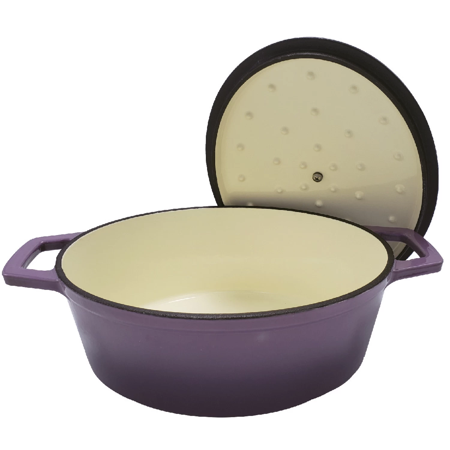 Grillfürst Dutch Oven Sternentöpfchen / Gusseisen Bräter - Emailliert - M - Lila 2 Grillfürst Dutch Oven Sternentöpfchen / Gusseisen Bräter - Emailliert - M - Lila – Bild 2