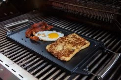 Grillfürst Universal Grillplatte / Wendeplatte Aus Gusseisen 35 X 20 Cm 8 Grillfürst Universal Grillplatte / Wendeplatte Aus Gusseisen 35 X 20 Cm -Geschäft Für Grillzubehör Grillfuerst eckige Universal Grillplatte auf Grillrost