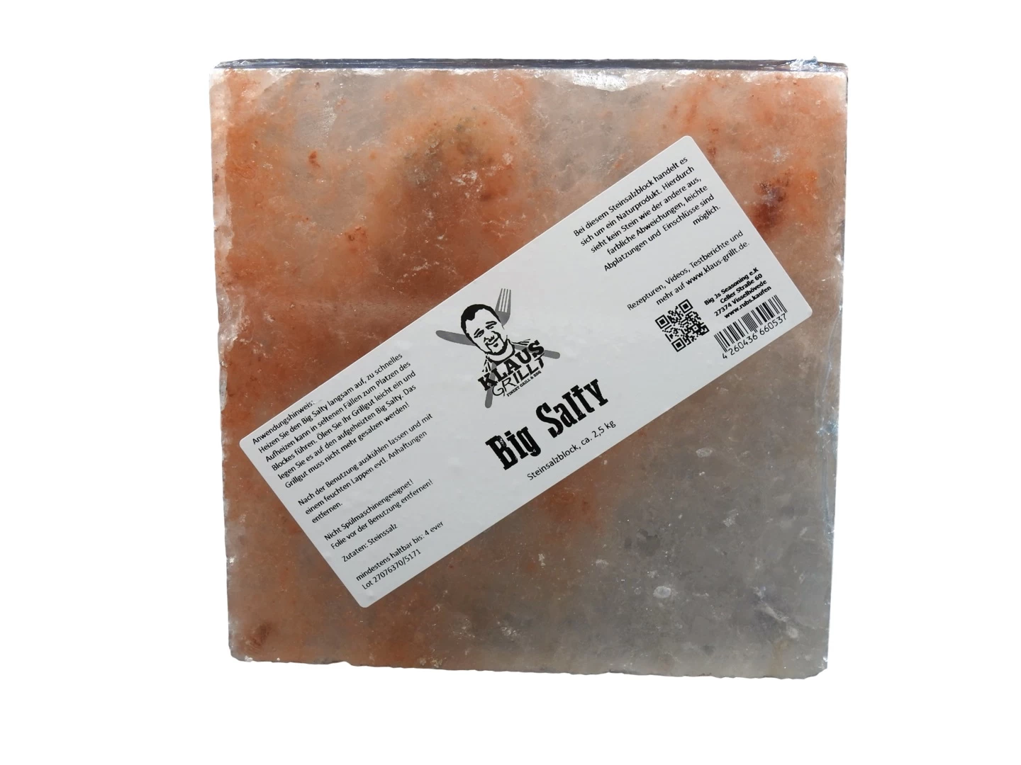 Big Salty Steinsalzblock 20 X 20 X 2,5 Cm By Klaus Grillt 1 Big Salty Steinsalzblock 20 X 20 X 2,5 Cm By Klaus Grillt