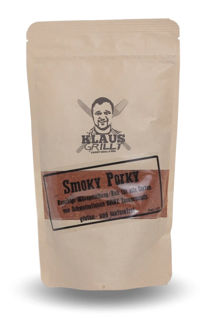 Smoky Porky Rub 250 G Beutel By Klaus Grillt 1 Smoky Porky Rub 250 G Beutel By Klaus Grillt