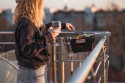 Knister Gasgrill - Ausziehbarer Kompaktgrill -Geschäft Für Grillzubehör Knister Gasgrill Balkongelaender