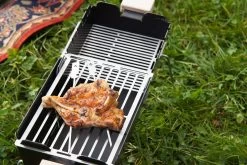 Knister Grill Original - Ausziehbarer Holzkohle Kompaktgrill -Geschäft Für Grillzubehör Knister Grill Grillroste hoehenverstellbar