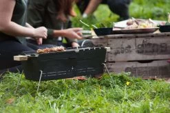 Knister Grill Original - Ausziehbarer Holzkohle Kompaktgrill -Geschäft Für Grillzubehör Knister Grill mobiler Holzkohlegrill