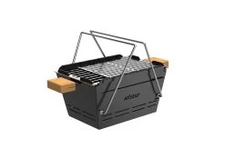 Knister Grill Original - Ausziehbarer Holzkohle Kompaktgrill -Geschäft Für Grillzubehör Knister Kohlegrill praktisch tragbar