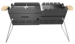 Knister Grill Original - Ausziehbarer Holzkohle Kompaktgrill -Geschäft Für Grillzubehör Knister Kompaktgrill Holzkohlegrill