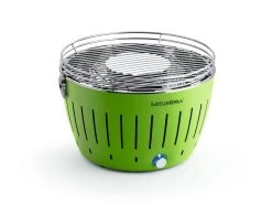 LotusGrill Classic - Holzkohle Tischgrill - Limettengrün Inkl. Tasche