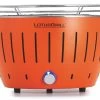 LotusGrill S - Holzkohle Tischgrill - Mandarineorange Inkl. Tasche