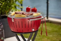 LotusGrill XXL - Holzkohle Grillstation - Feuerrot 10 LotusGrill XXL - Holzkohle Grillstation - Feuerrot -Geschäft Für Grillzubehör LotusGrill XXL Feuerrot Station Holzkohlegrill