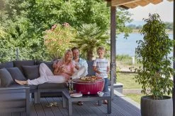 LotusGrill XXL - Holzkohle Grillstation - Feuerrot 9 LotusGrill XXL - Holzkohle Grillstation - Feuerrot -Geschäft Für Grillzubehör LotusGrill XXL Feuerrot ohne Wagen Tischgrill