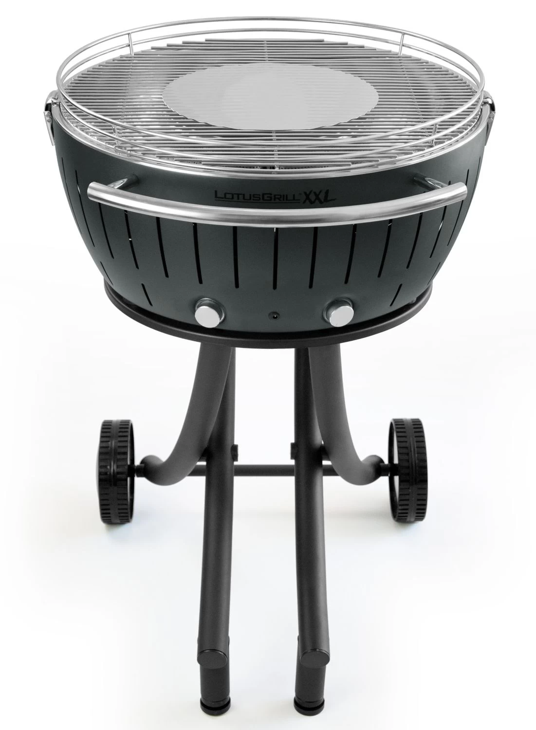 LotusGrill XXL - Holzkohle Grillstation - Anthrazitgrau 1 LotusGrill XXL - Holzkohle Grillstation - Anthrazitgrau