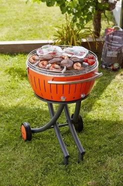 LotusGrill XXL - Holzkohle Grillstation - Mandarineorange