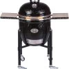Monolith Grill CLASSIC PRO-Serie 2.0 Schwarz - MIT Gestell Und Seitentischen