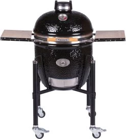Monolith Grill CLASSIC PRO-Serie 2.0 Schwarz - MIT Gestell Und Seitentischen