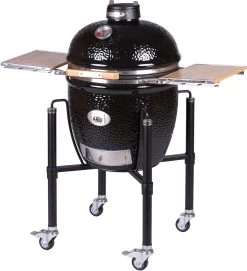 Monolith Grill CLASSIC PRO-Serie 2.0 Schwarz - MIT Gestell Und Seitentischen -Geschäft Für Grillzubehör Monolith Keramik Grill Classic PRO Serie 2 0 121001 black 4