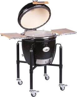 Monolith Grill CLASSIC PRO-Serie 2.0 Schwarz - MIT Gestell Und Seitentischen -Geschäft Für Grillzubehör Monolith Keramik Grill Classic PRO Serie 2 0 121001 black 5