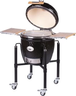 Monolith Grill CLASSIC PRO-Serie 2.0 Schwarz - MIT Gestell Und Seitentischen -Geschäft Für Grillzubehör Monolith Keramik Grill Classic PRO Serie 2 0 121001 black 6