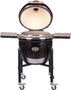 Monolith Grill CLASSIC PRO-Serie 2.0 Schwarz - MIT Gestell Und Seitentischen -Geschäft Für Grillzubehör Monolith Keramik Grill Classic PRO Serie 2 0 121001 black 7