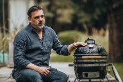 Monolith ICON Black Keramikgrill Tischgrill Inkl. Gestell -Geschäft Für Grillzubehör Monolith Keramikgrill Icon Campinggrilll