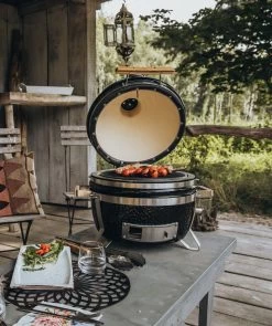 Monolith ICON Black Keramikgrill Tischgrill Inkl. Gestell -Geschäft Für Grillzubehör Monolith Keramikgrill Icon Tischgrill