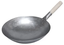 Monolith Wok Set / Weisstahl Mit Rundem Boden Ø 35 Cm Inkl. Zubehör