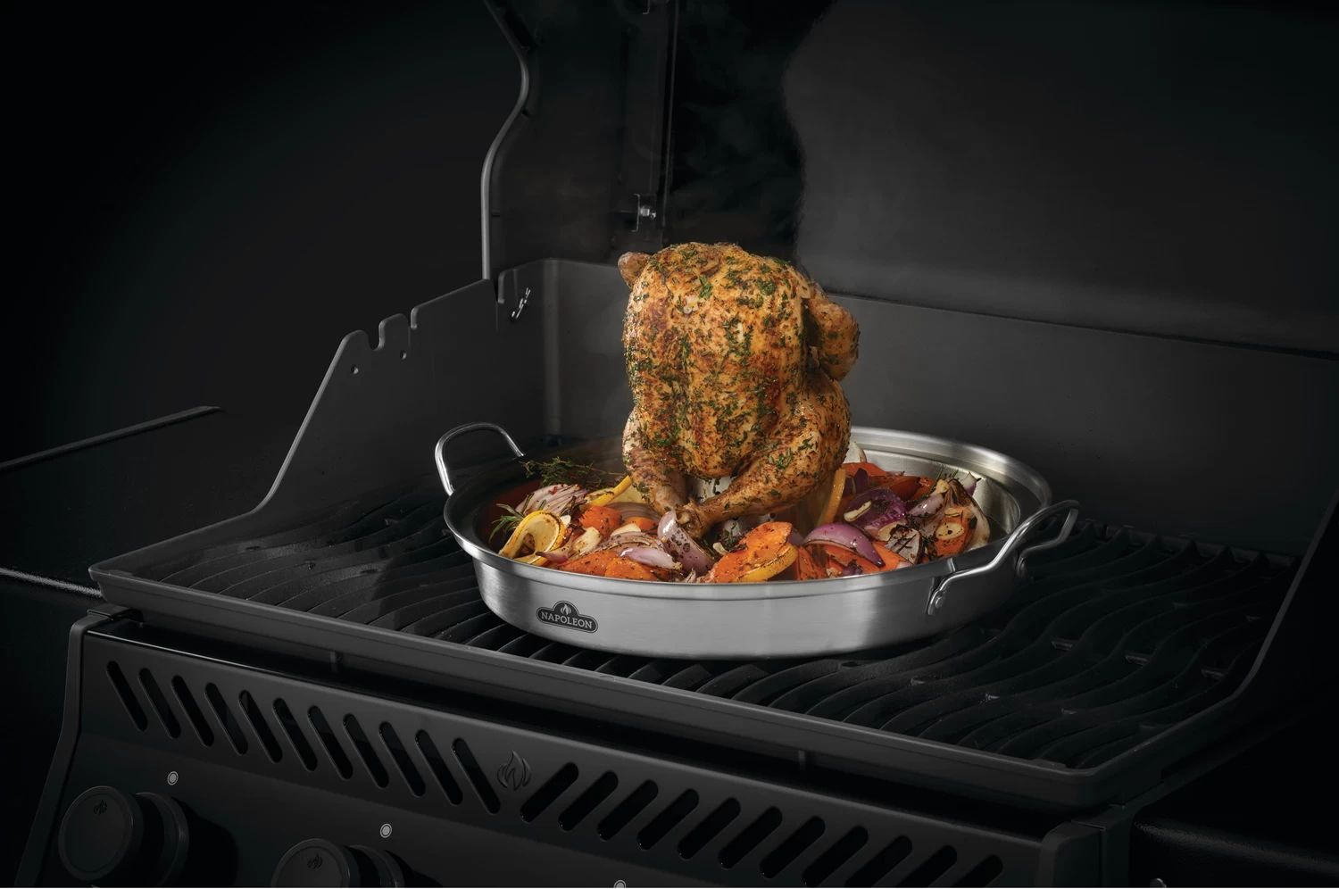 Napoleon PRO Edelstahl Hähnchenbräter / Hähnchenhalter 3in1 3 Napoleon PRO Edelstahl Hähnchenbräter / Hähnchenhalter 3in1 – Bild 3