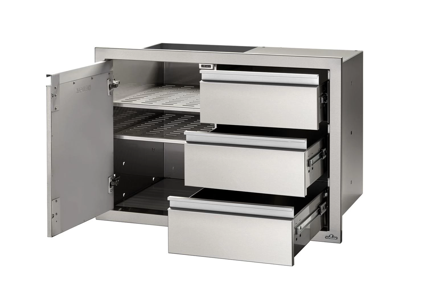 Napoleon Einbauschrank Mit Tür Und 3er Schubladen-Kombination (91 X 61 Cm) 2 Napoleon Einbauschrank Mit Tür Und 3er Schubladen-Kombination (91 X 61 Cm) – Bild 2