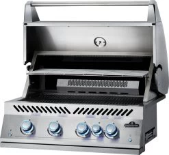 Napoleon 700-Series 32" BIG32 Edelstahl Einbaugrill Inkl. Drehspieß - Modell 2023 27 Napoleon 700-Series 32" BIG32 Edelstahl Einbaugrill Inkl. Drehspieß - Modell 2023 -Geschäft Für Grillzubehör Napoleon Einbaugrill BIG32 Warmhalterost vorne