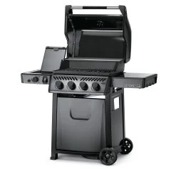 Napoleon Freestyle 425 Gasgrill, Graphit - Mit Sizzle Zone - Modell 2023 -Geschäft Für Grillzubehör Napoleon Freestyle 425 Gasgrill Sizzle Zone offen