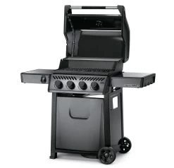 Napoleon Freestyle 425 Gasgrill, Graphit - Modell 2023 -Geschäft Für Grillzubehör Napoleon Freestyle 425 graphit side Deckel offen