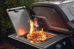 Napoleon Freestyle 425 Gasgrill, Graphit - Mit Sizzle Zone - Modell 2023 -Geschäft Für Grillzubehör Napoleon Freestyle Sizzle Zone mit Steaks
