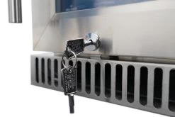 Napoleon Outdoor - Kühlschrank, 135 Liter, Rechtsdrehende Tür Mit Doppelverglasung Und LED Beleuchtung - Wasserdicht Nach IP24 -Geschäft Für Grillzubehör Napoleon Kuehlschrank abschliessbar NFR135ORGL