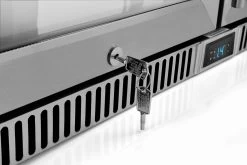 Napoleon Outdoor - Kühlschrank, 210 Liter, 2-türig Mit Doppelverglasung Und LED Beleuchtung - Wasserdicht Nach IP24 -Geschäft Für Grillzubehör Napoleon Outdoor Kueche Kuehlschrank 2 tuerig Schloss