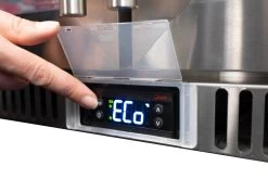 Napoleon Outdoor - Kühlschrank, 210 Liter, 2-türig Mit Doppelverglasung Und LED Beleuchtung - Wasserdicht Nach IP24 -Geschäft Für Grillzubehör Napoleon Outdoor Kueche Kuehlschrank Eco Mode