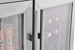 Napoleon Outdoor - Kühlschrank, 210 Liter, 2-türig Mit Doppelverglasung Und LED Beleuchtung - Wasserdicht Nach IP24 -Geschäft Für Grillzubehör Napoleon Outdoor Kueche Kuehlschrank Griffe