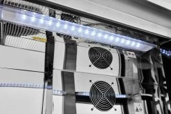 Napoleon Outdoor - Kühlschrank, 210 Liter, 2-türig Mit Doppelverglasung Und LED Beleuchtung - Wasserdicht Nach IP24 -Geschäft Für Grillzubehör Napoleon Outdoor Kueche Kuehlschrank LED Innen