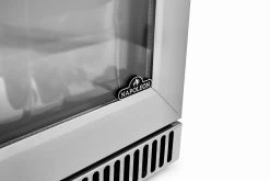 Napoleon Outdoor - Kühlschrank, 210 Liter, 2-türig Mit Doppelverglasung Und LED Beleuchtung - Wasserdicht Nach IP24 -Geschäft Für Grillzubehör Napoleon Outdoor Kueche Kuehlschrank Tuer Logo