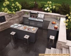 Napoleon Outdoor Küche Oasis 3er Schubladenschrank -Geschäft Für Grillzubehör Napoleon Outdoor Kueche Oasis Gartenkueche 1