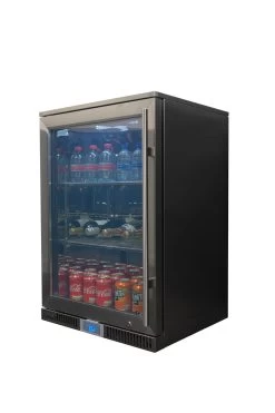 Napoleon Outdoor - Kühlschrank, 135 Liter, Linksdrehende Tür Mit Doppelverglasung Und LED Beleuchtung - Wasserdicht Nach IP24 -Geschäft Für Grillzubehör Napoleon Outdoor Kuehlschrank Tuer links