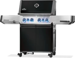 Napoleon Prestige 500 Gasgrill, Schwarz - Mit Safety Glow - Modell 2023 - SMART Deal Inkl. Grillfürst Grill Control -Geschäft Für Grillzubehör Napoleon Prestige 500 Gasgrill schwarz