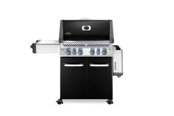 Napoleon Prestige 500 Gasgrill, Schwarz - Mit Safety Glow - Modell 2023 - SMART Deal Inkl. Grillfürst Grill Control -Geschäft Für Grillzubehör Napoleon Prestige 500 Gasgrill schwarz Seitenablage klappbar