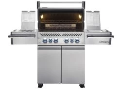 Napoleon Prestige Pro 500-3 Edelstahl Gasgrill Inkl. Drehspieß - Modell 2023 - SMART Deal Inkl. Grillfürst Grill Control -Geschäft Für Grillzubehör Napoleon Prestige Pro 500 offen 01