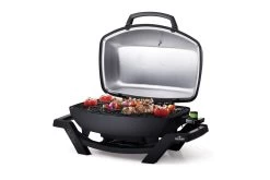 Napoleon TravelQ PRO285E Elektrogrill - Modell 2023 14 Napoleon TravelQ PRO285E Elektrogrill - Modell 2023 -Geschäft Für Grillzubehör Napoleon TravelQ pro285e Elektrogrill side deckel offen