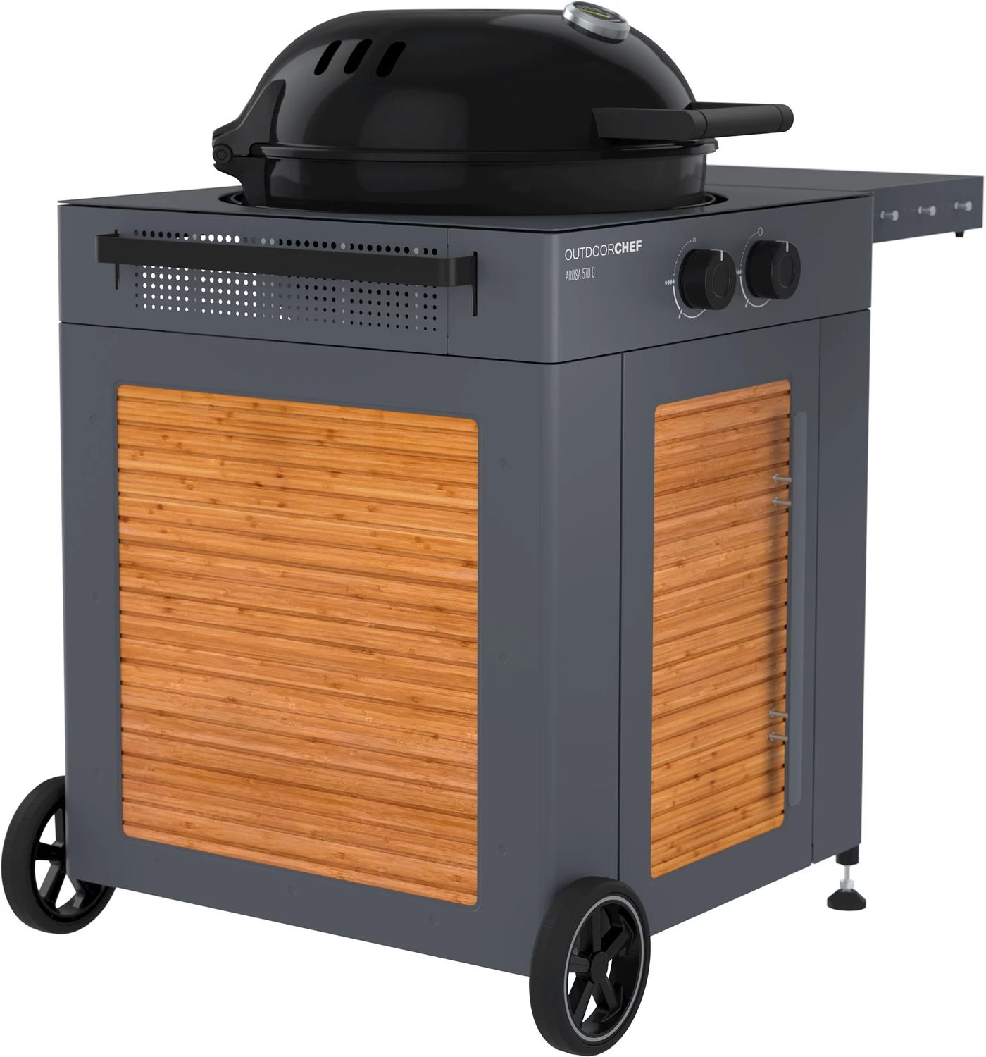Outdoorchef Gas Kugelgrill Arosa 570 G Bamboo 3 Outdoorchef Gas Kugelgrill Arosa 570 G Bamboo – Bild 3