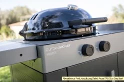 Outdoorchef Gas Kugelgrill Arosa 570 G Evo Black Style - Inkl. Blazing-/Cooking Zone Kit Plus 28 Outdoorchef Gas Kugelgrill Arosa 570 G Evo Black Style - Inkl. Blazing-/Cooking Zone Kit Plus -Geschäft Für Grillzubehör Outdoorchef Arosa 570 G Evo Grey Steel Gas Kugelgrill