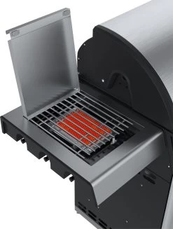 Outdoorchef Dualchef S 425 G Edelstahl Gasgrill Mit Seitenkocher + BLAZING ZONE Infrarotbrenner 32 Outdoorchef Dualchef S 425 G Edelstahl Gasgrill Mit Seitenkocher + BLAZING ZONE Infrarotbrenner -Geschäft Für Grillzubehör Outdoorchef Blazing Zone Dualchef 18 212 80 eingeschaltet